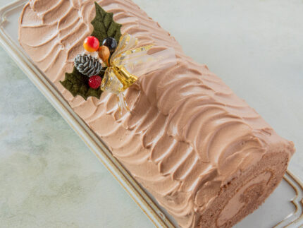 チョコレートのロールケーキ