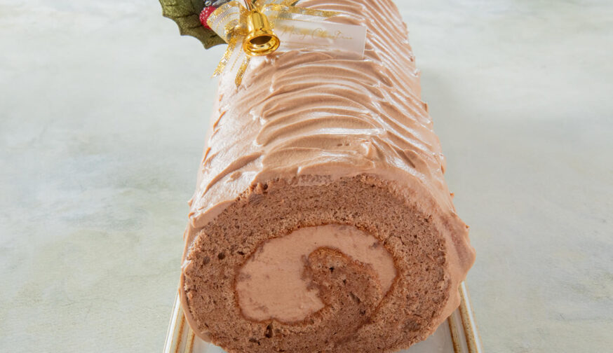 チョコレートのロールケーキ