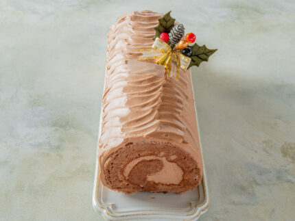 チョコレートのロールケーキ