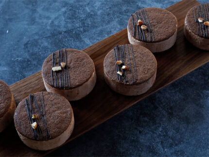 チョコレートのバタークリームサンド