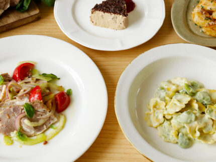 春の生パスタ作り