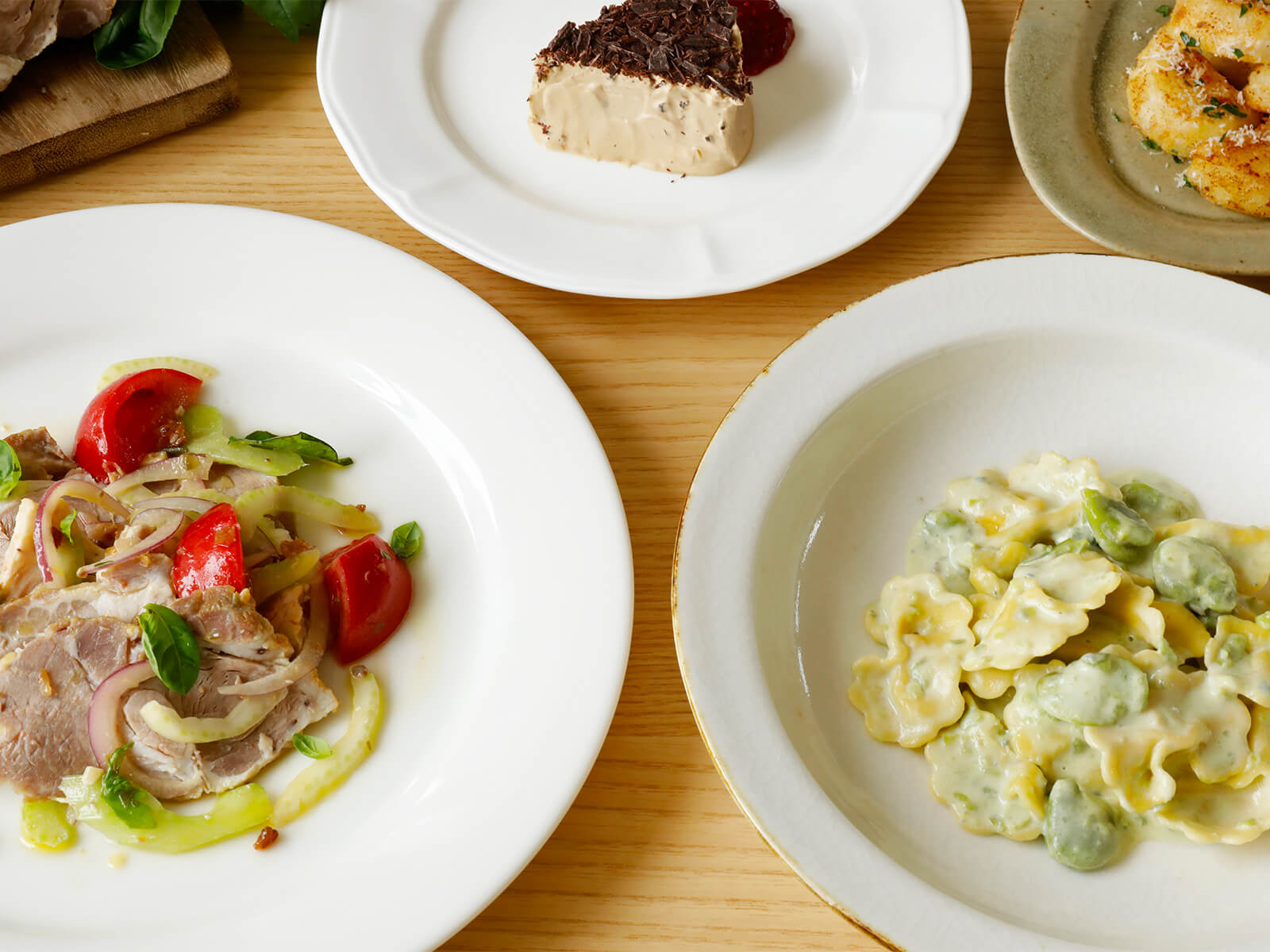 春の生パスタ作り