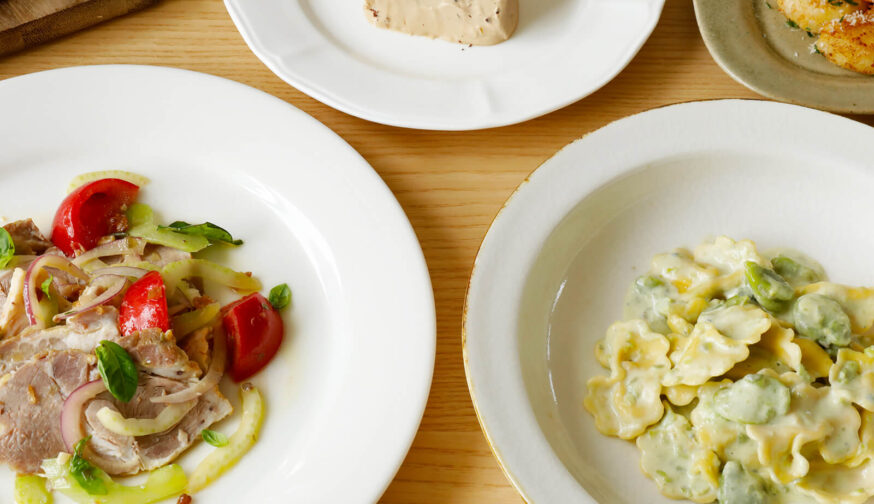 春の生パスタ作り