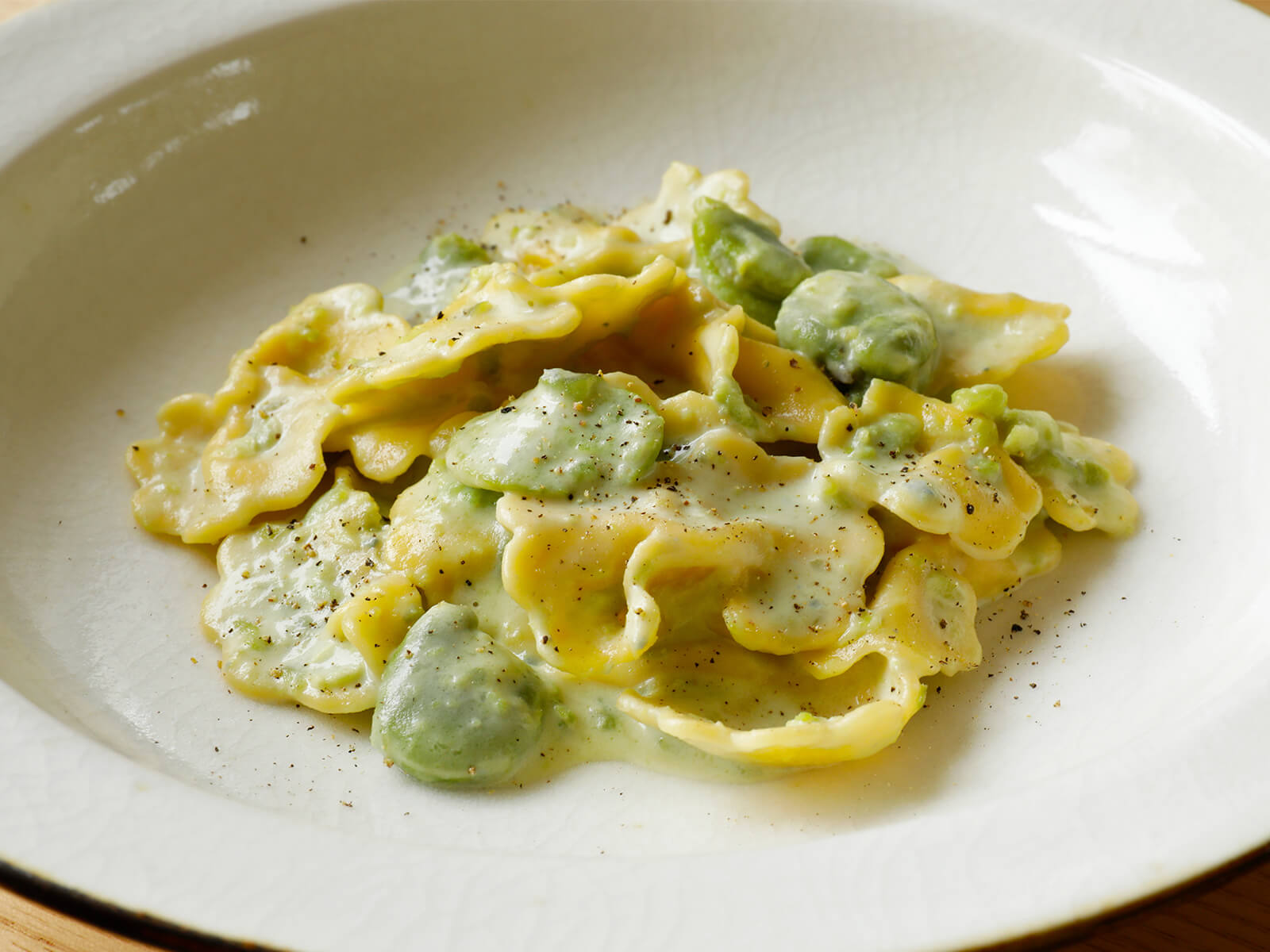 春の生パスタ作り