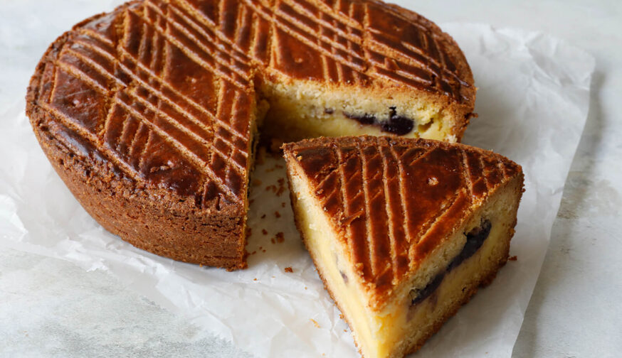 ダークチェリーのガトーバスク